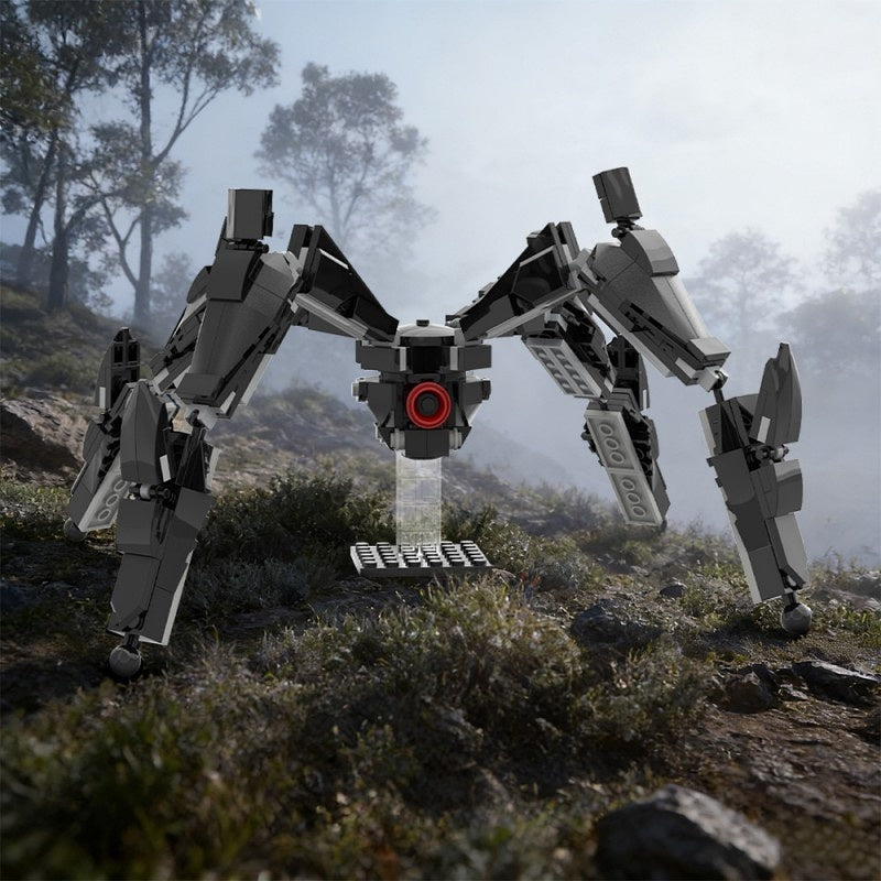 Jumping Quadruped MOC Building Kit | Armored Mechanical Creature - 6