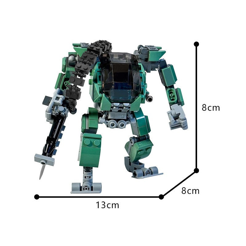 Jungle Exosuit Combat Armor Mecha MOC Building Kit - 3