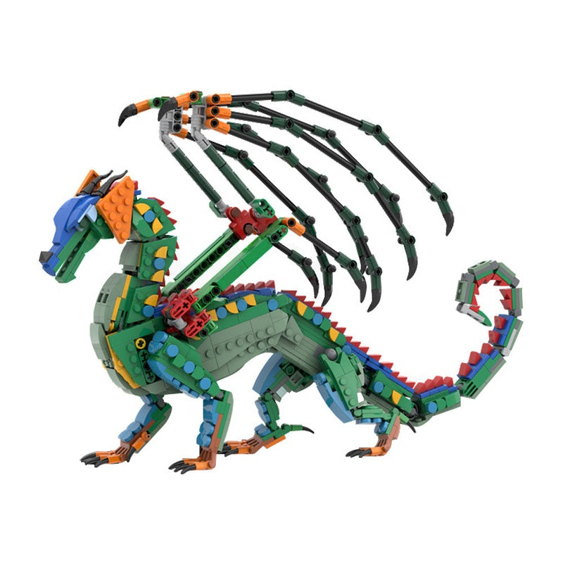 Jungle Rainforest Dragon MOC Building Kit | Mythical Creature Figure - 6