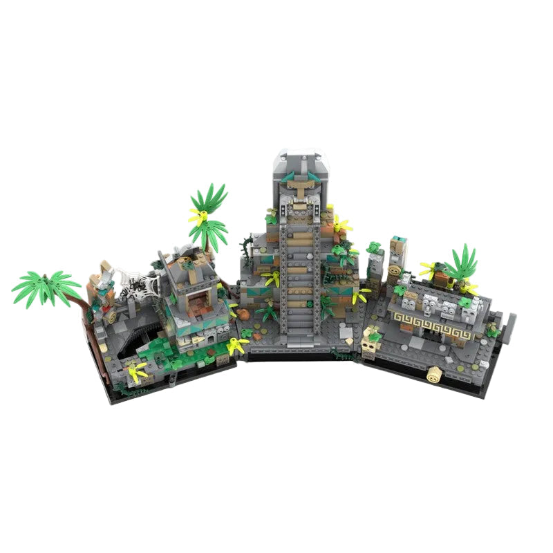 Jungle Ruins with Traps Building Kit | Compatible MOC - 1
