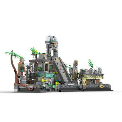Jungle Ruins with Traps Building Kit | Compatible MOC - 4