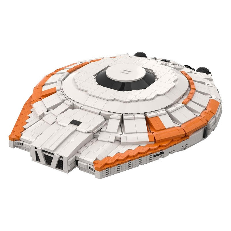 Jupiter Retro Starship MOC Building Kit | Futuristic Spacecraft Model - 1
