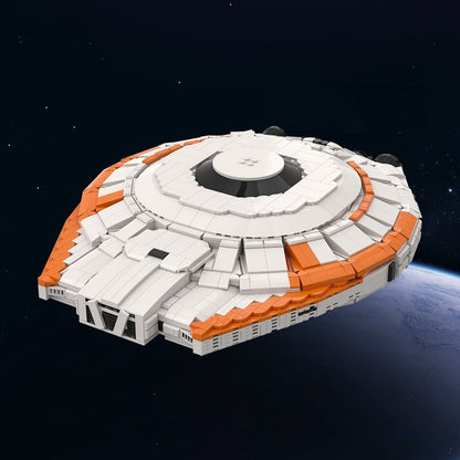 Jupiter Retro Starship MOC Building Kit | Futuristic Spacecraft Model - 2