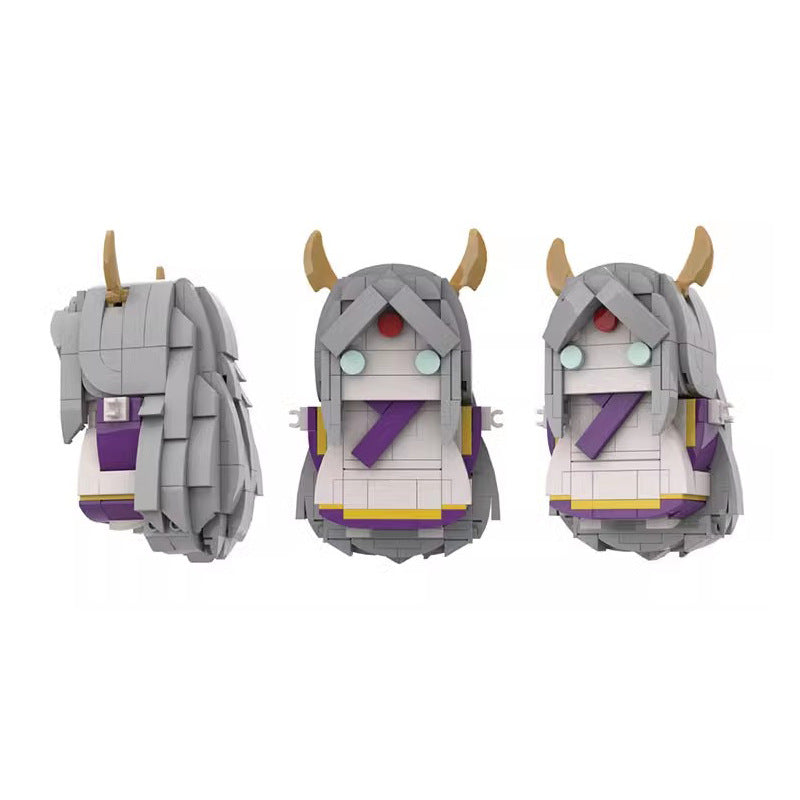 kaguya otsutsuki brickheadz building set | naruto moc - 3