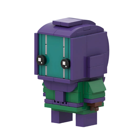 kang the conqueror brickheadz moc set | lego-compatible marvel toy - 2
