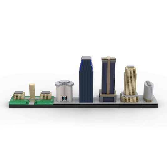 kansas city skyline building set | moc-64593 - 1