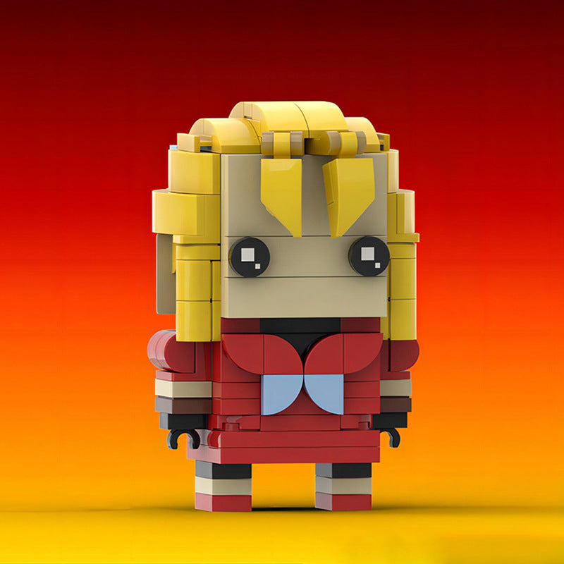 karin kanzuki brickheadz building kit | street fighter | moc-138378 - 2