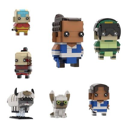 katara brickheadz building kit | avatar: the last airbender | moc-63186 - 1