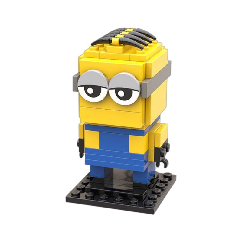kevin the minion brickheadz building set | moc-48959 - 2