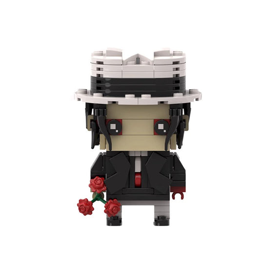 kibutsuji muzan brickheadz building set | demon slayer | moc-84637 - 1