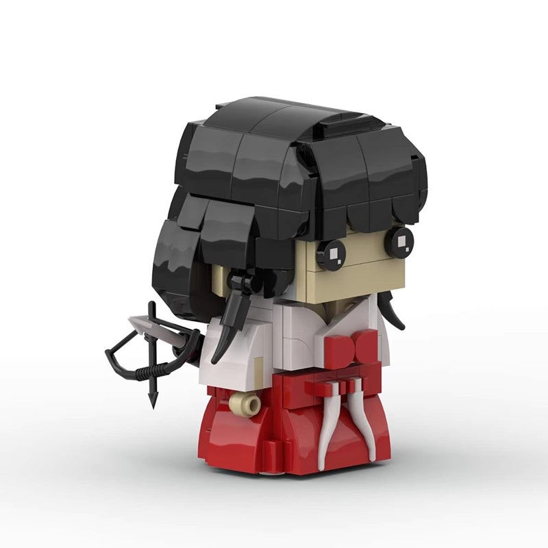 kikyo brickheadz moc building set | compatible with lego - 3