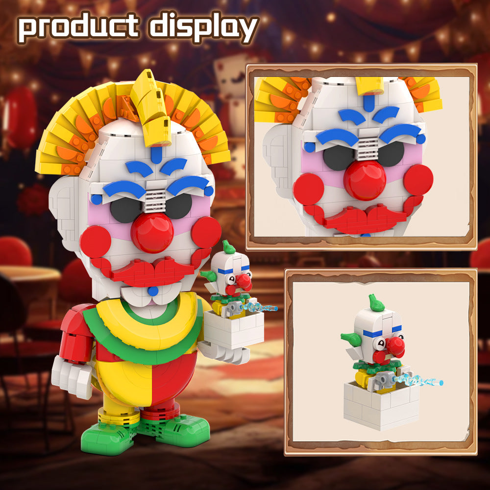 killer clown building kit | outer space | lego compatible moc - 2