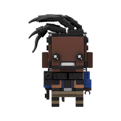 killmonger brickheadz building set | marvel | lego-compatible moc toy - 4
