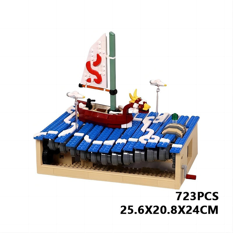 Kinetic Great Sea Sailing Adventure Building Kit | LEGO-Compatible MOC - 4