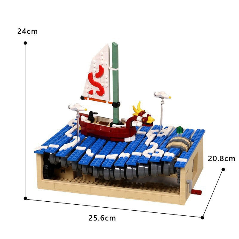 Kinetic Great Sea Sailing Adventure Building Kit | LEGO-Compatible MOC - 5