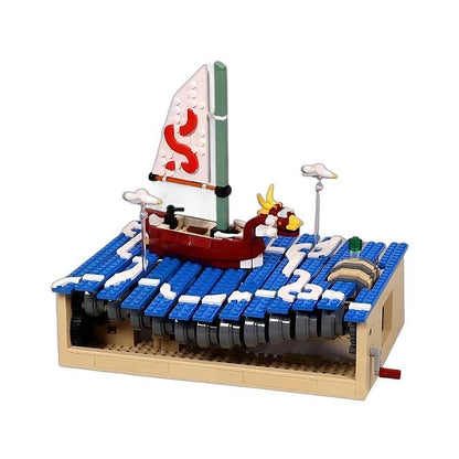 Kinetic Great Sea Sailing Adventure MOC Building Kit | Moving Ship Model - 3