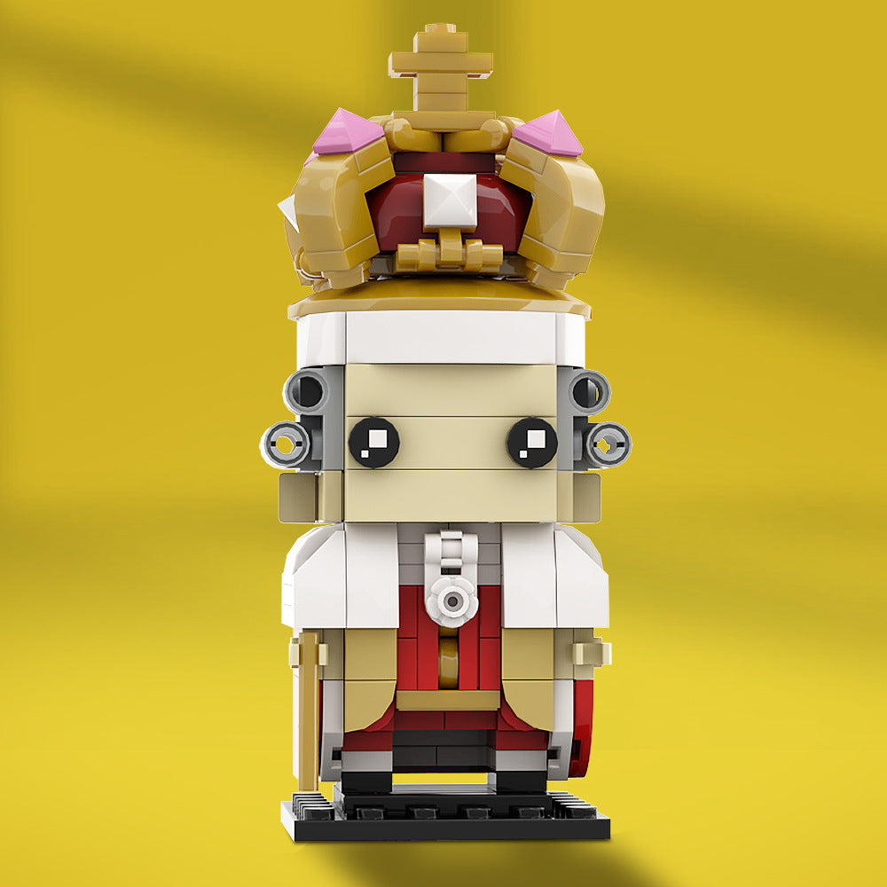 king george iii brickheadz | hamilton | moc-136828 - 1