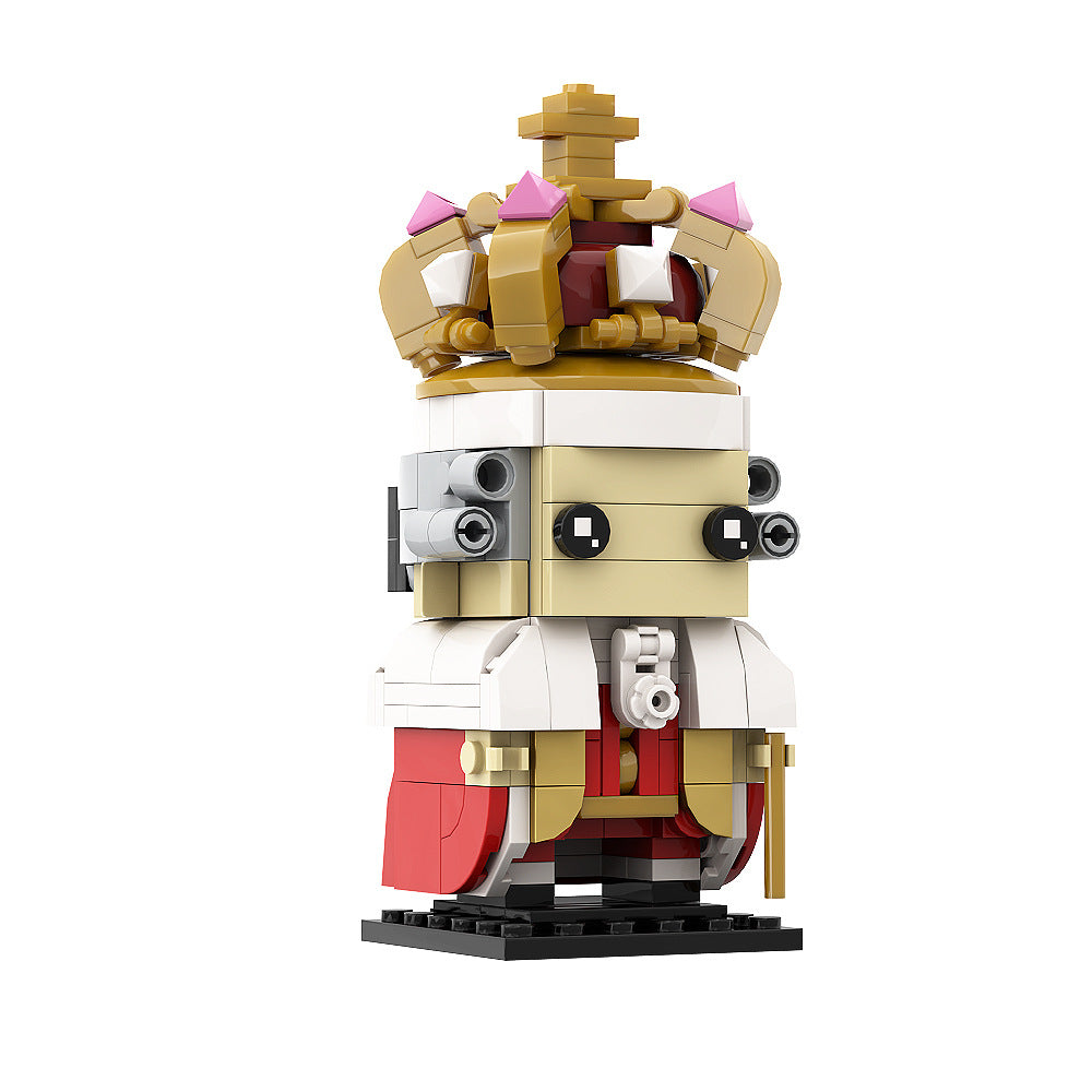 king george iii brickheadz | hamilton | moc-136828 - 2