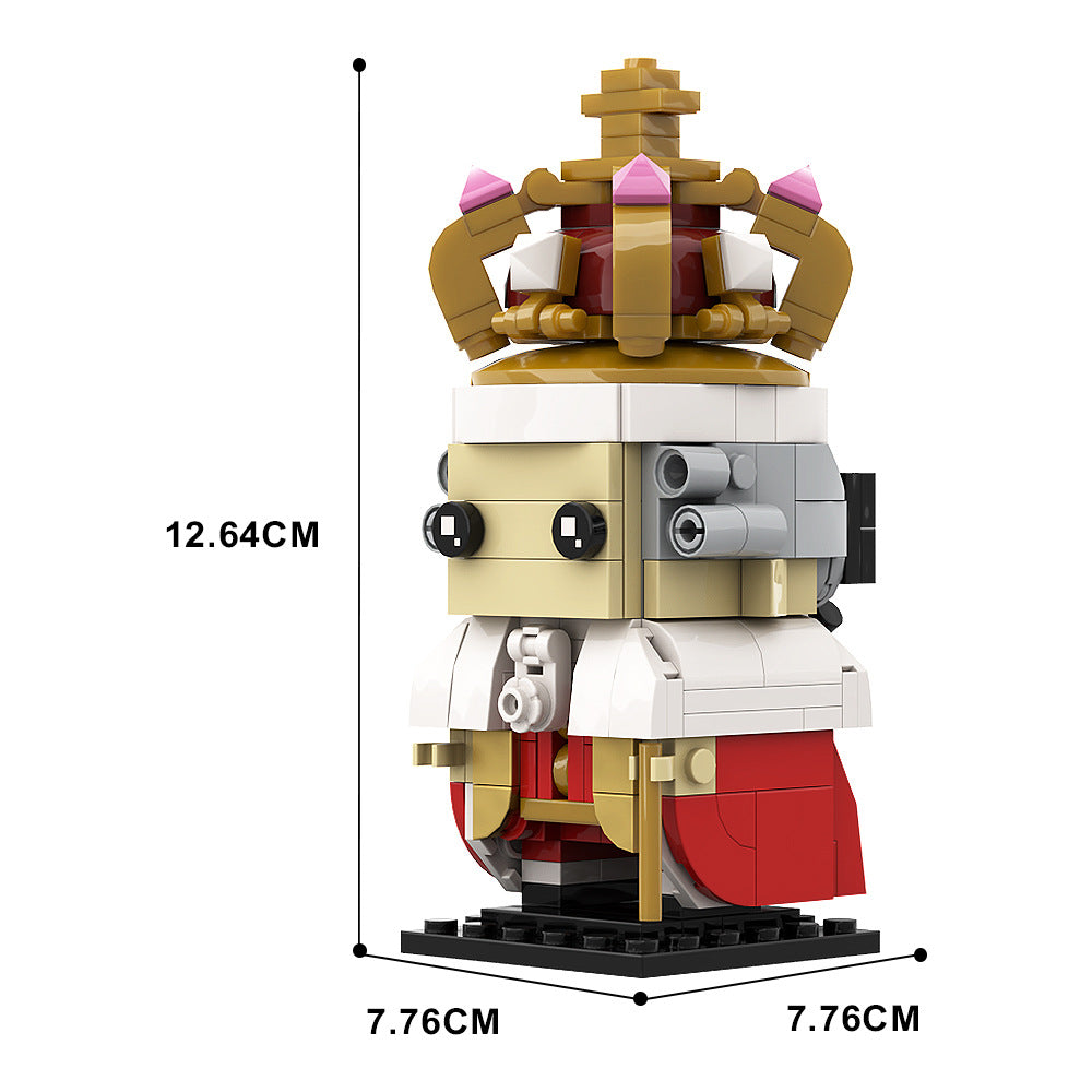 king george iii brickheadz | hamilton | moc-136828 - 4