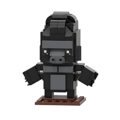 king kong brickheadz building set | lego-compatible moc toy kit - 1