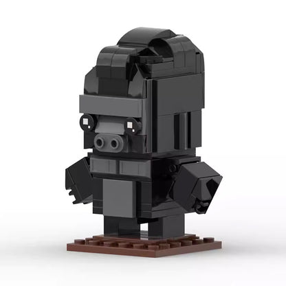king kong brickheadz building set | lego-compatible moc toy kit - 2