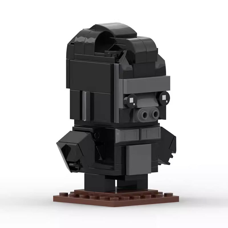 king kong brickheadz building set | lego-compatible moc toy kit - 3