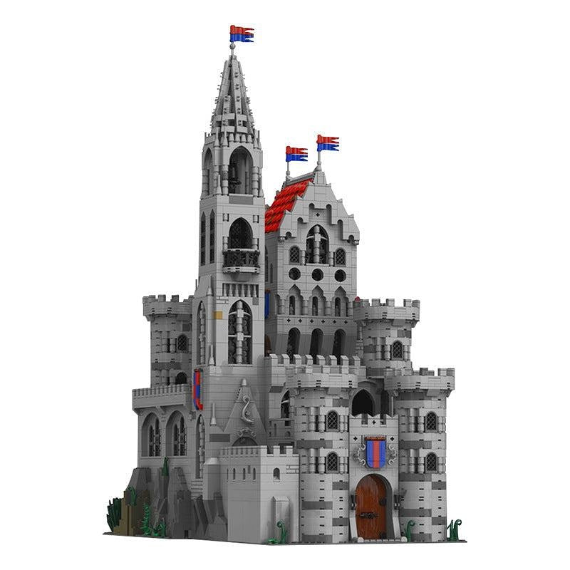 King's Castle MOC Building Kit | Medieval Royal Fortress Architecture - 1