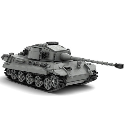 King Tiger Heavy Tank MOC Building Kit | WWII Military Display Model - 1