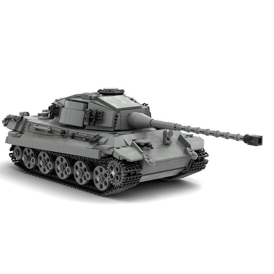 King Tiger Heavy Tank MOC Building Kit | WWII Military Display Model - 1