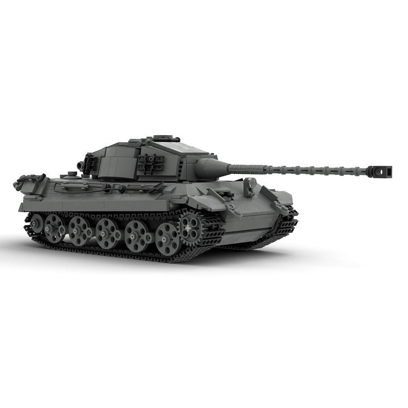 King Tiger Heavy Tank MOC Building Kit | WWII Military Display Model - 2