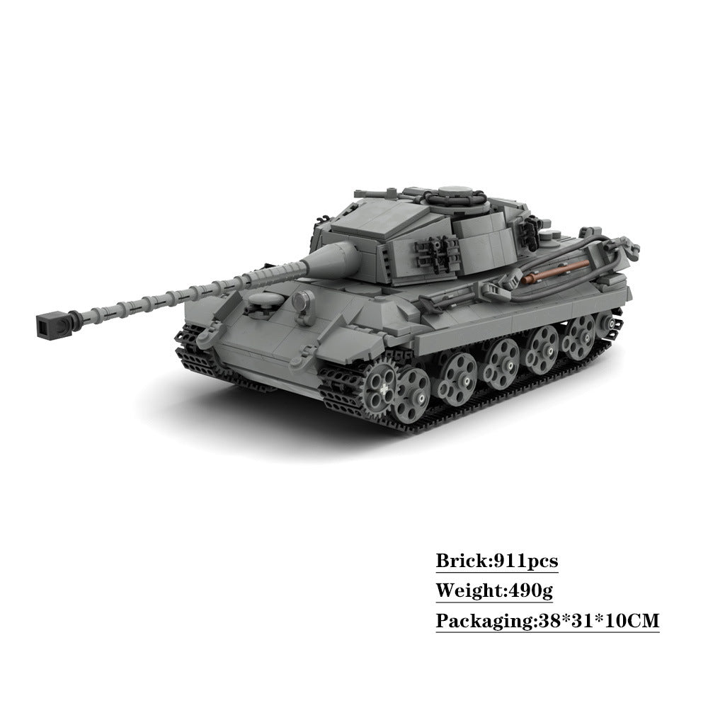 king tiger tank building set | moc-189899 - 4