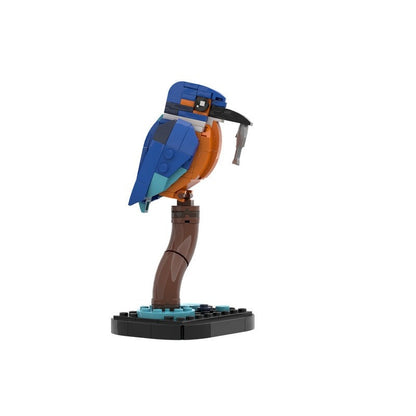 Kingfisher Bird MOC Building Kit – Wildlife Display Model Set - 2