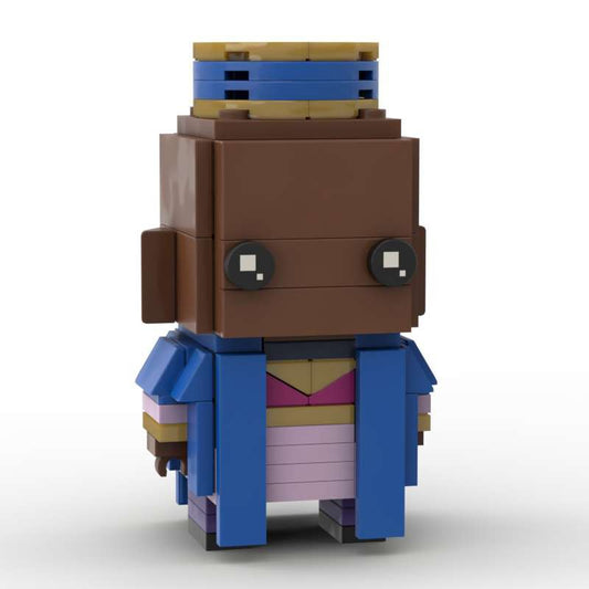 kingsley shacklebolt moc brickheadz | harry potter | compatible with lego - 2