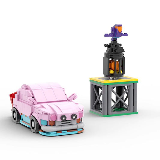 kirby taxi car lego-compatible building set | 421 pcs - 1