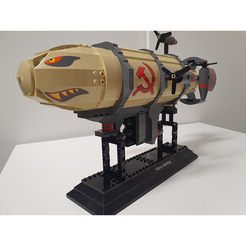 kirov airship building set |  red alert | moc-71395 - 1