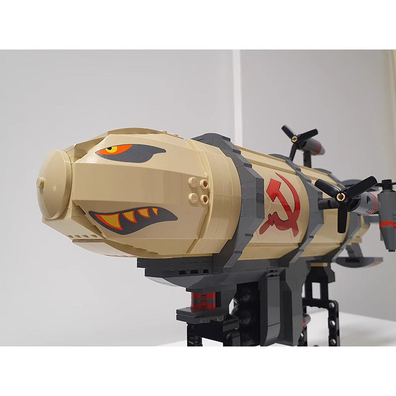 kirov airship building set |  red alert | moc-71395 - 2