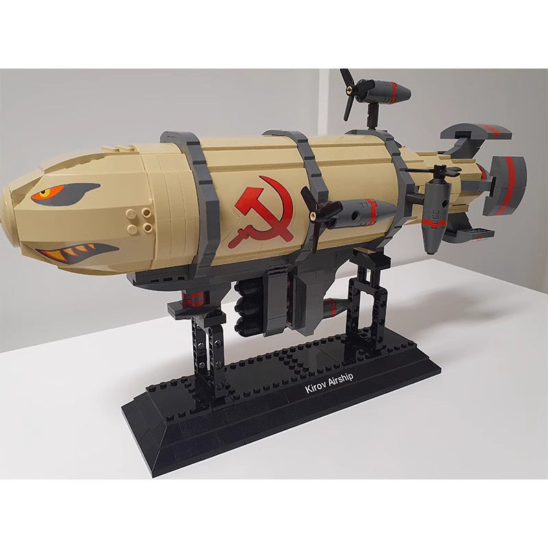 kirov airship building set |  red alert | moc-71395 - 3