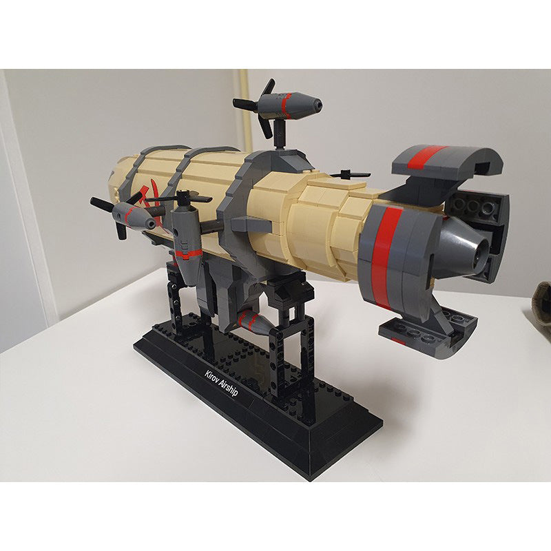 kirov airship building set |  red alert | moc-71395 - 4