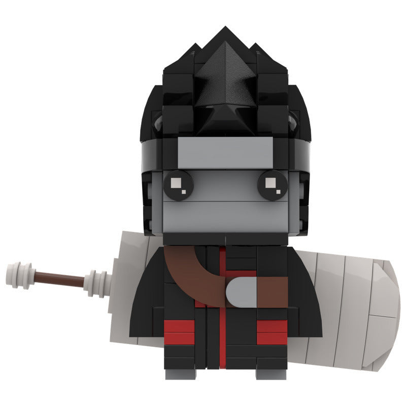 kisame brickheadz building set | naruto akatsuki | lego-compatible moc - 4