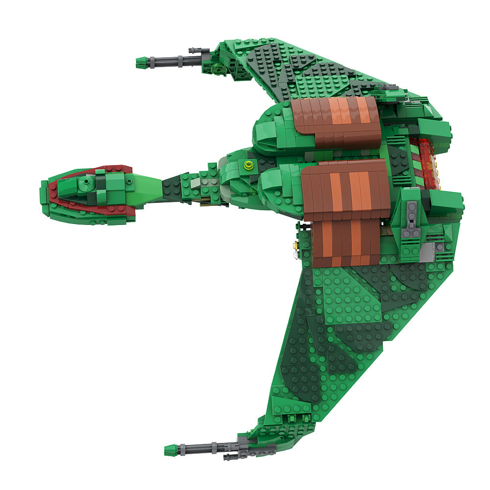 klingon bird of prey building set | star trek | moc-146562 - 2