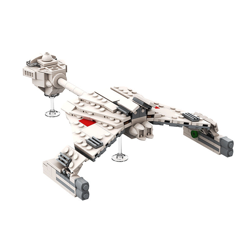 klingon d7 class battle cruiser building set | star trek | lego compatible - 2