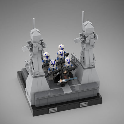 knightfall diorama building set | star wars order 66 | moc-118061 - 1