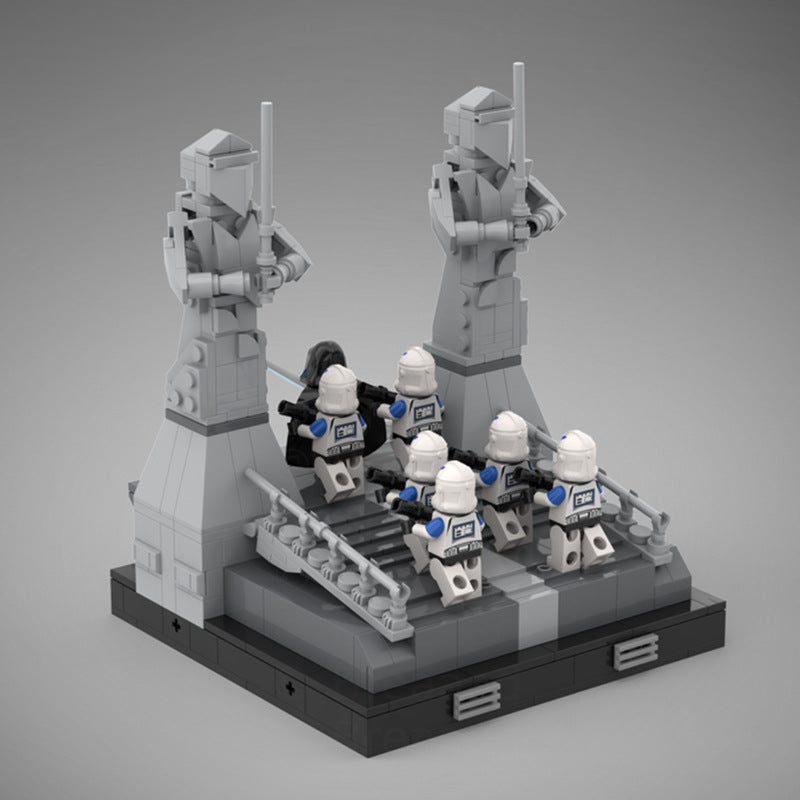 knightfall diorama building set | star wars order 66 | moc-118061 - 2