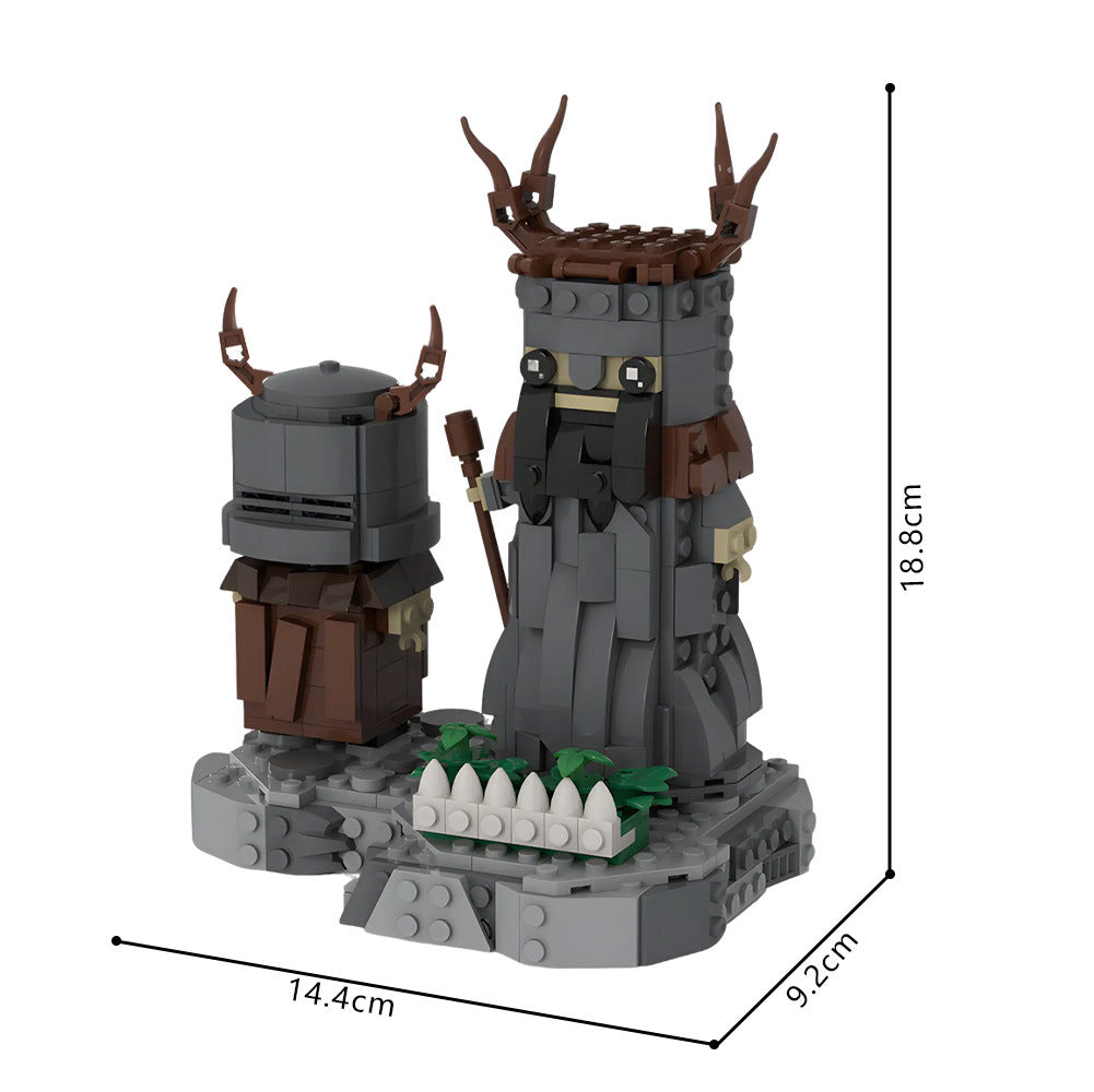 knights of ni brickheadz building kit | monty python | moc-227080 - 4