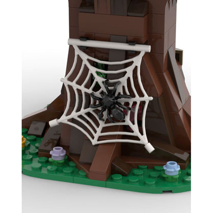 kokiri sword & great deku tree building set | zelda moc | moc-44297 - 2