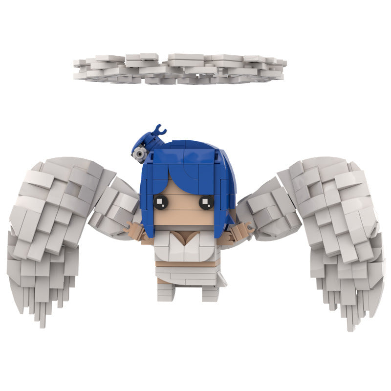 konan akatsuki brickheadz building set | naruto moc - 2