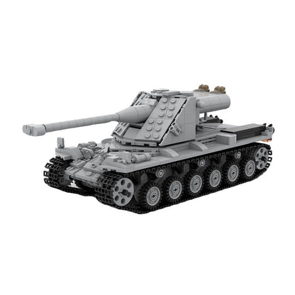 Kranvagn Heavy Tank MOC Building Kit | Modern Armored Vehicle Model - 1
