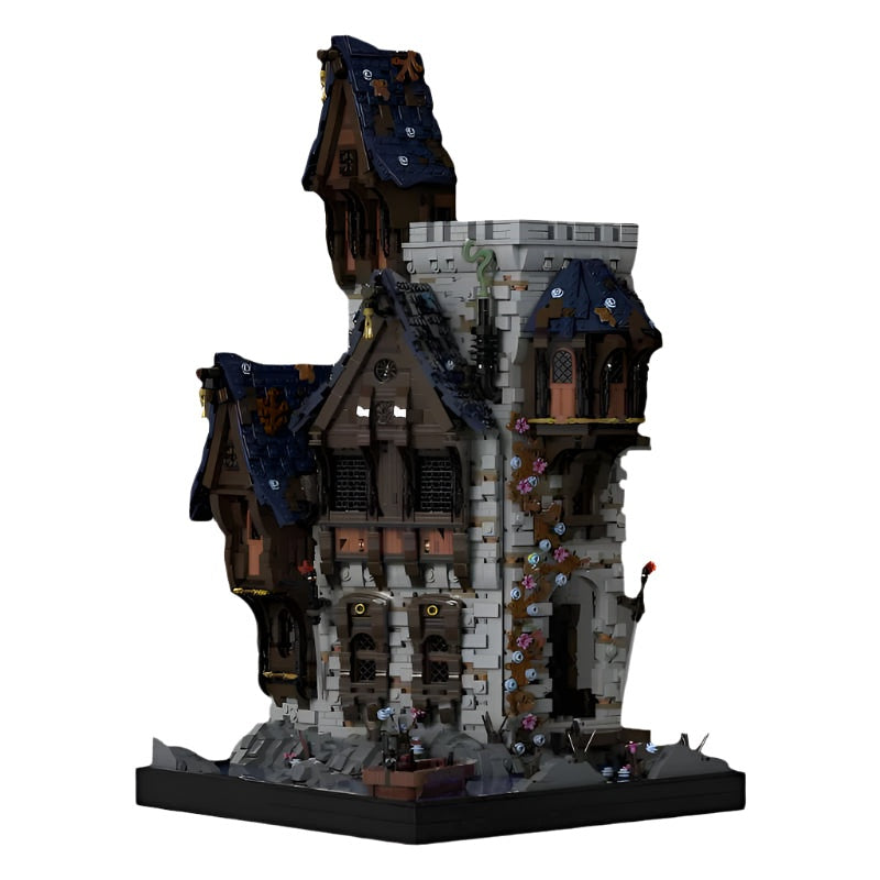 Krylhan Castle MOC Building Kit | Medieval Fortress Architecture Model - 1