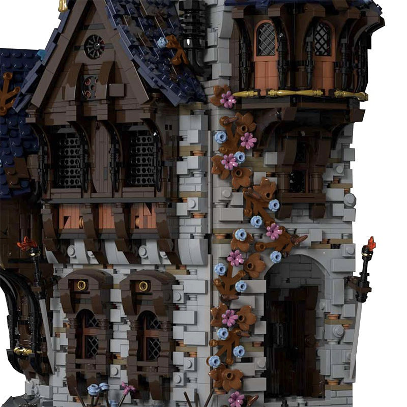 Krylhan Castle MOC Building Kit | Medieval Fortress Architecture Model - 3