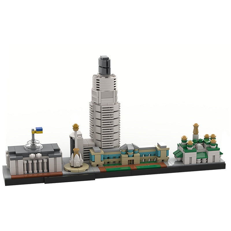 Kyiv Ukraine Historic Skyline MOC Building Kit - 1